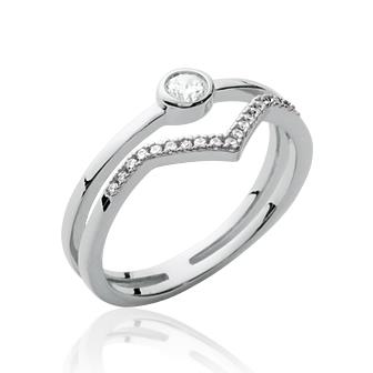 bague femme 2 en 1