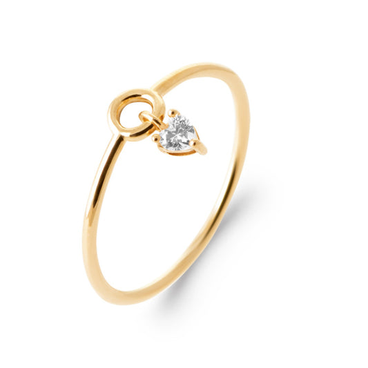 bague coeur pamplille