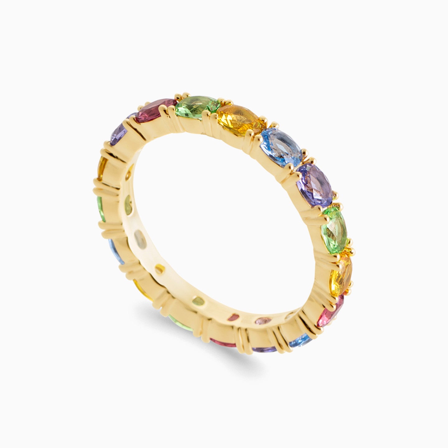 Bague joaillerie pierres couleurs