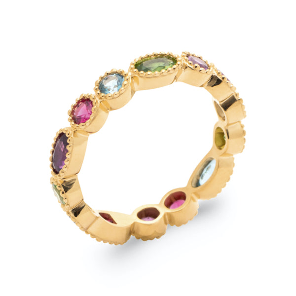 Bague joaillerie tendance couleur