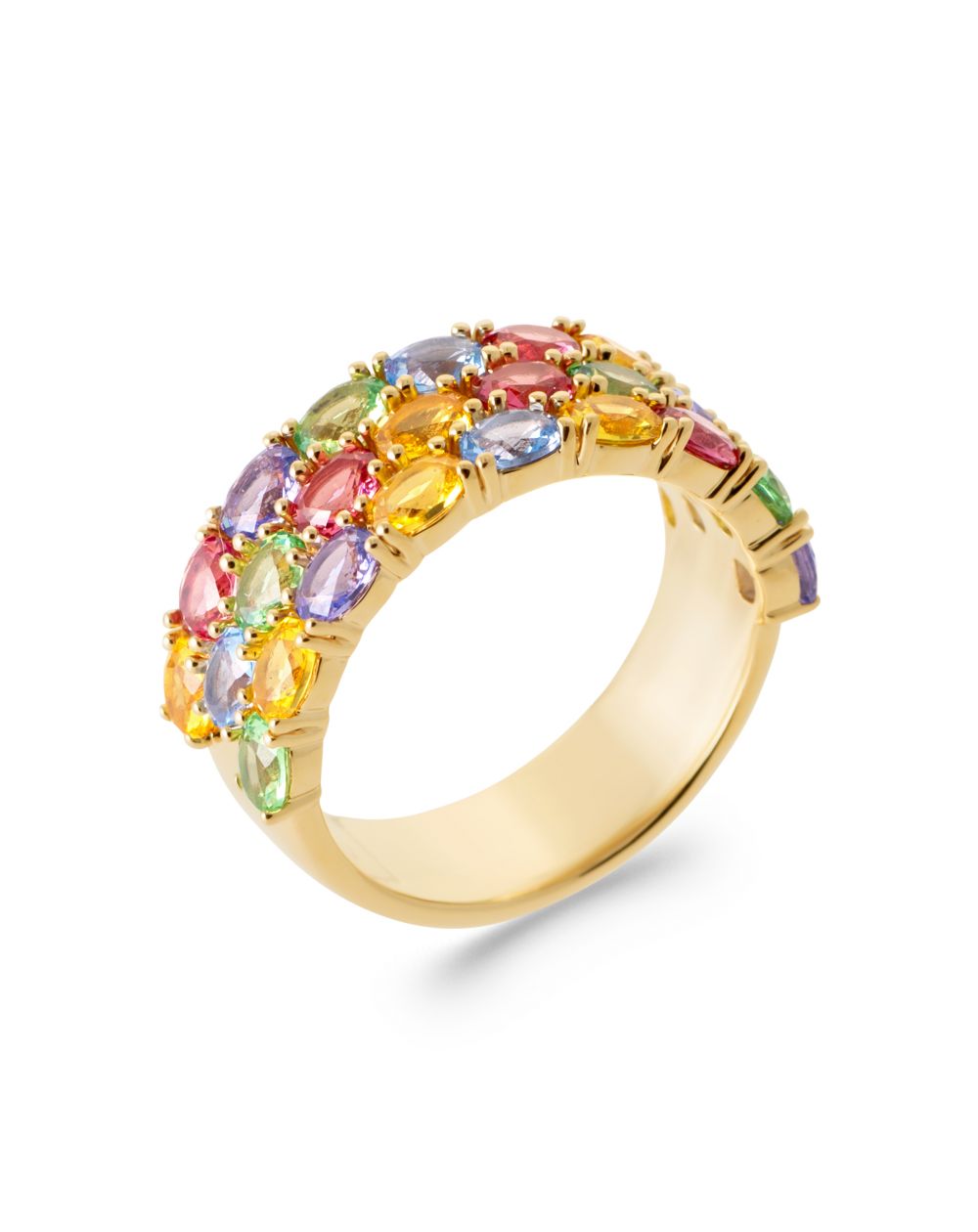 Bague joaillerie multicolore