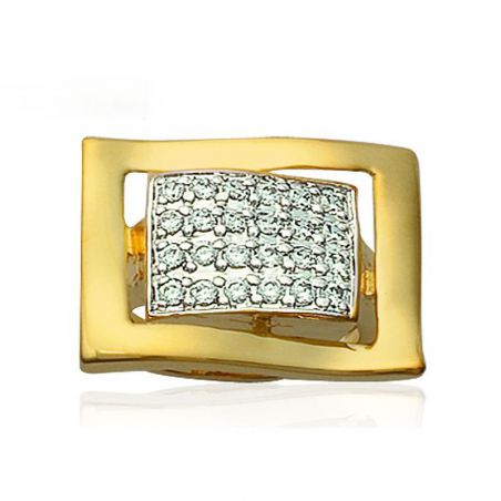 Bague joaillerie rectangle